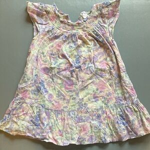 BabyGap Floral Ruffle Sleeve Dress